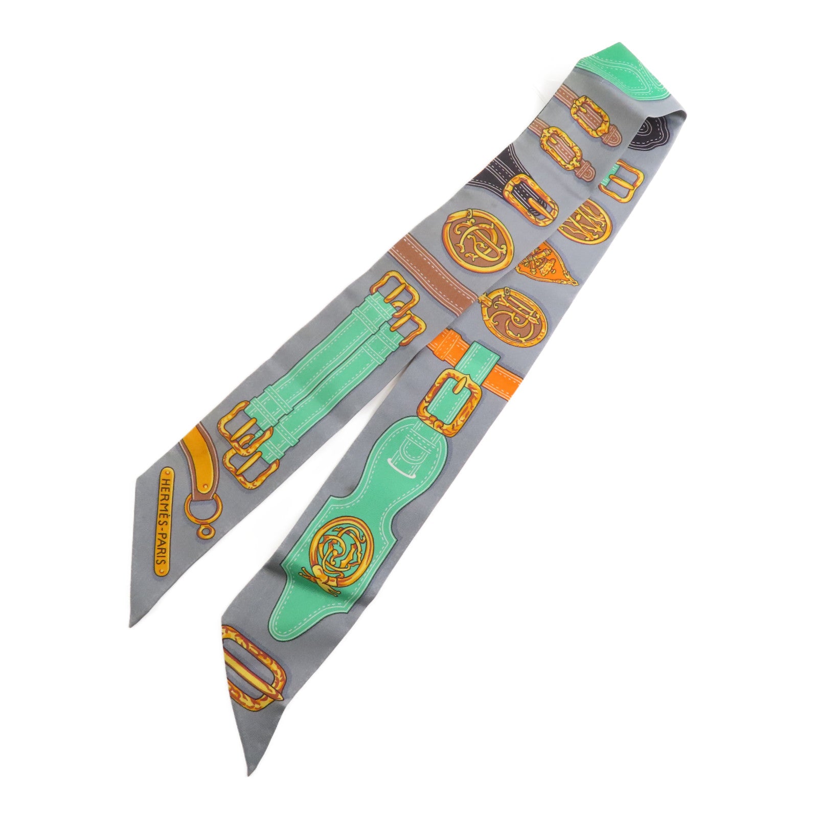 HERMES 絲質Twilly絲巾