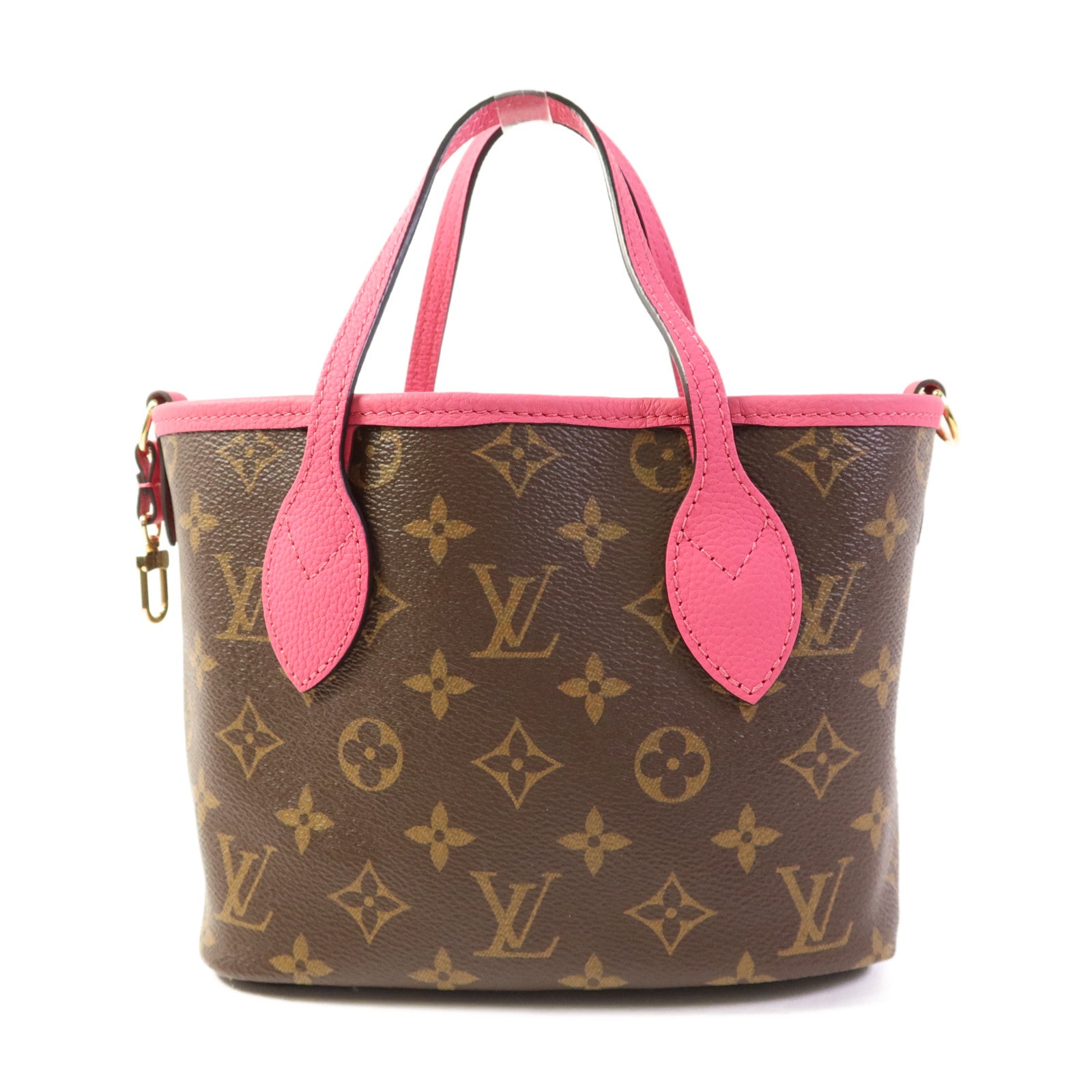 LOUIS VUITTON Monogram Neverfull Bandouliere Inside Out BB金扣手挽肩背兩用袋