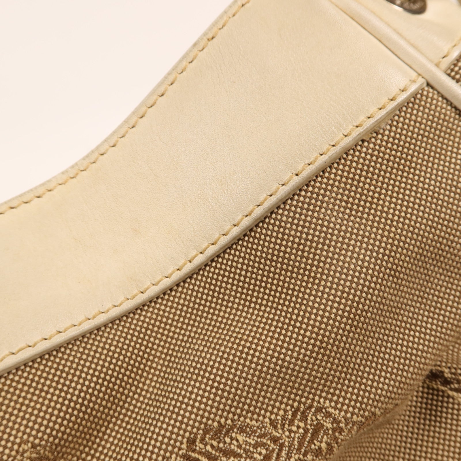 PRADA 帆布Shoulder Bag銀扣肩背袋