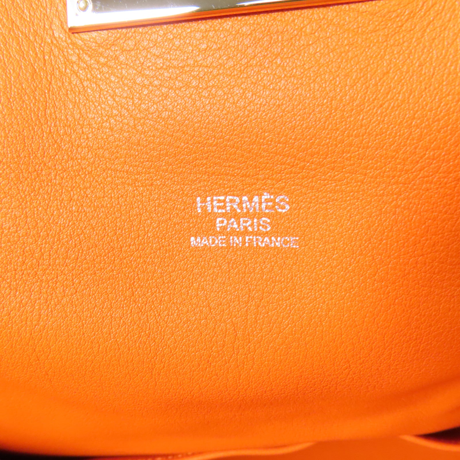 HERMES Swift皮革Toolbox 26銀扣手挽肩背兩用袋Argile/淺褐色