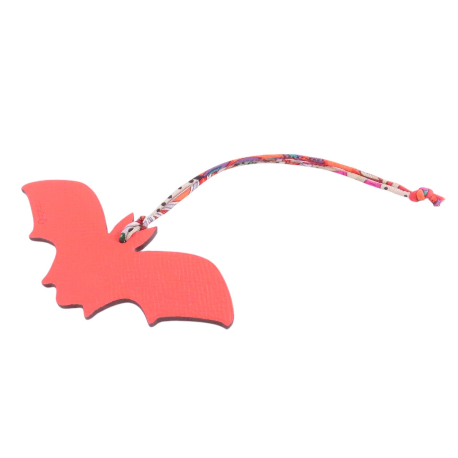HERMES Epsom皮革Bat Charm掛飾