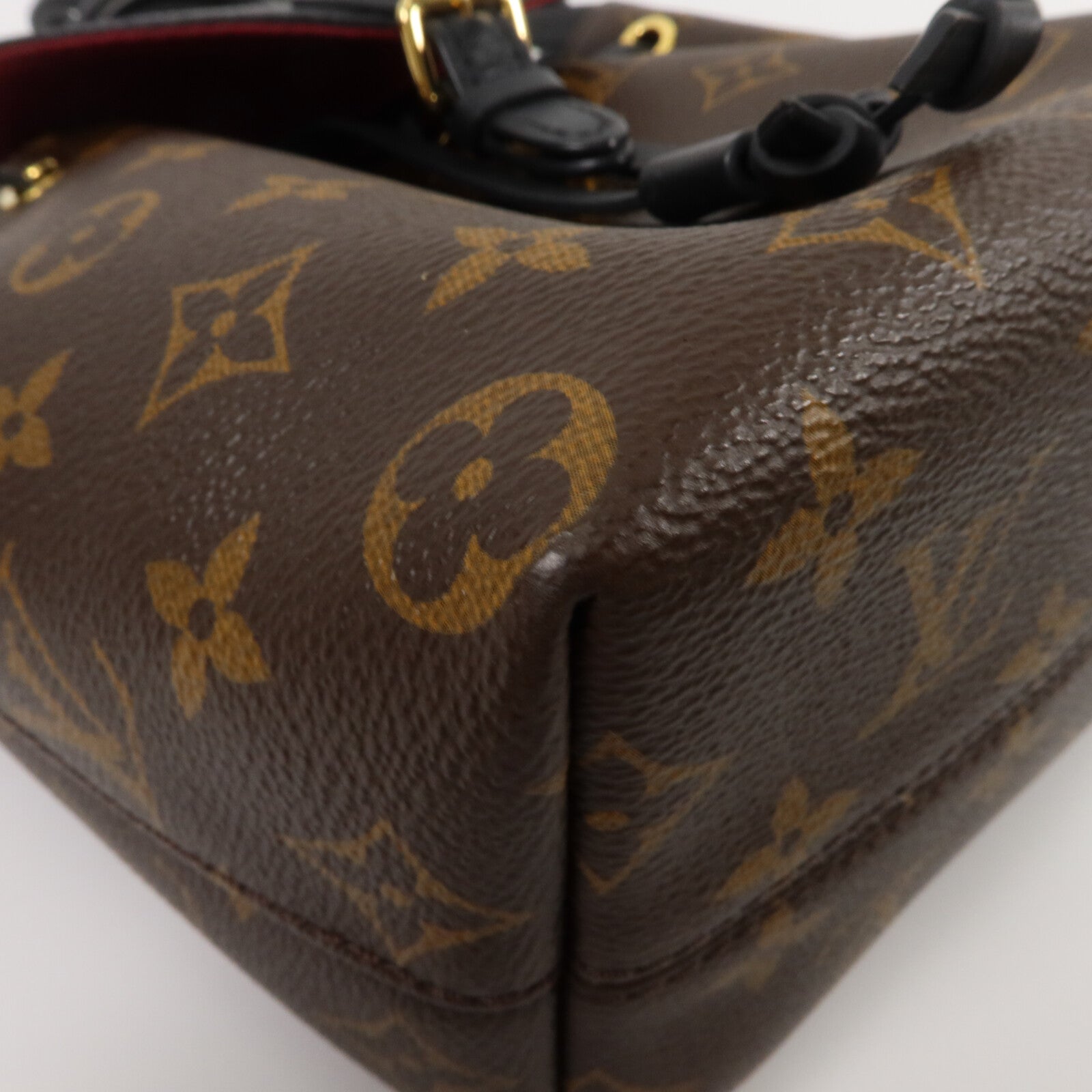 LOUIS VUITTON Monogram Montsouris BB金扣背包