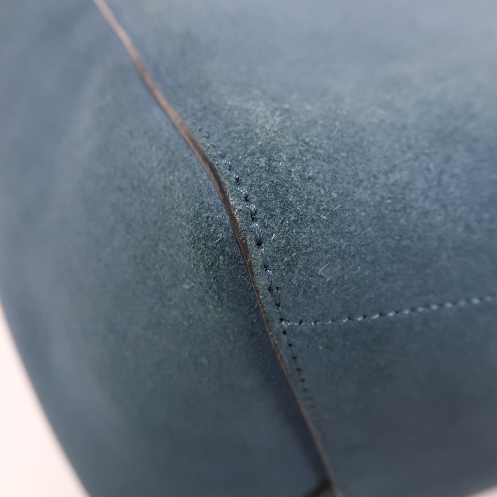 CELINE 皮革Shoulder Bag銀扣肩背袋藍色