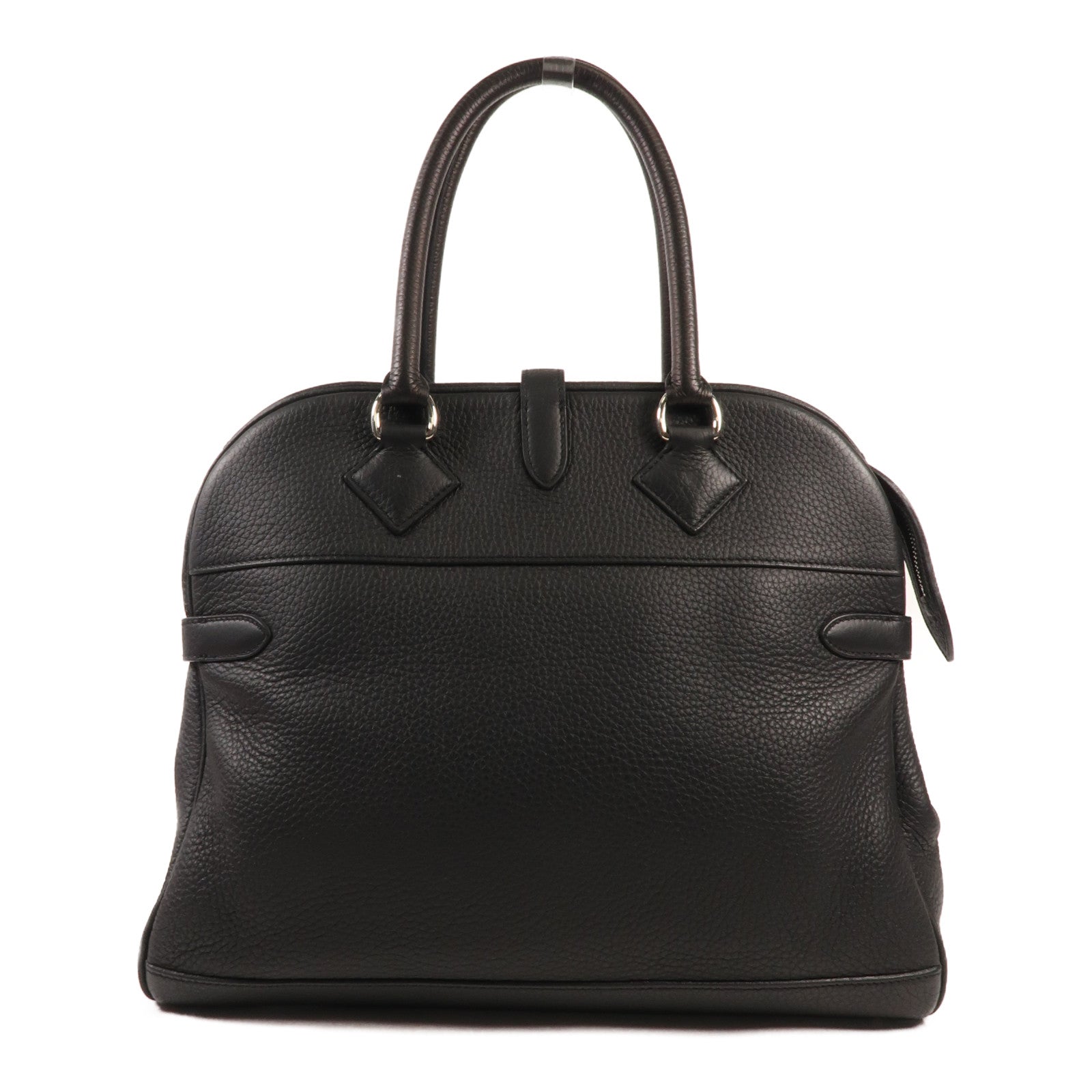 HERMES Togo皮革Atlas 35銀扣手挽袋Nior