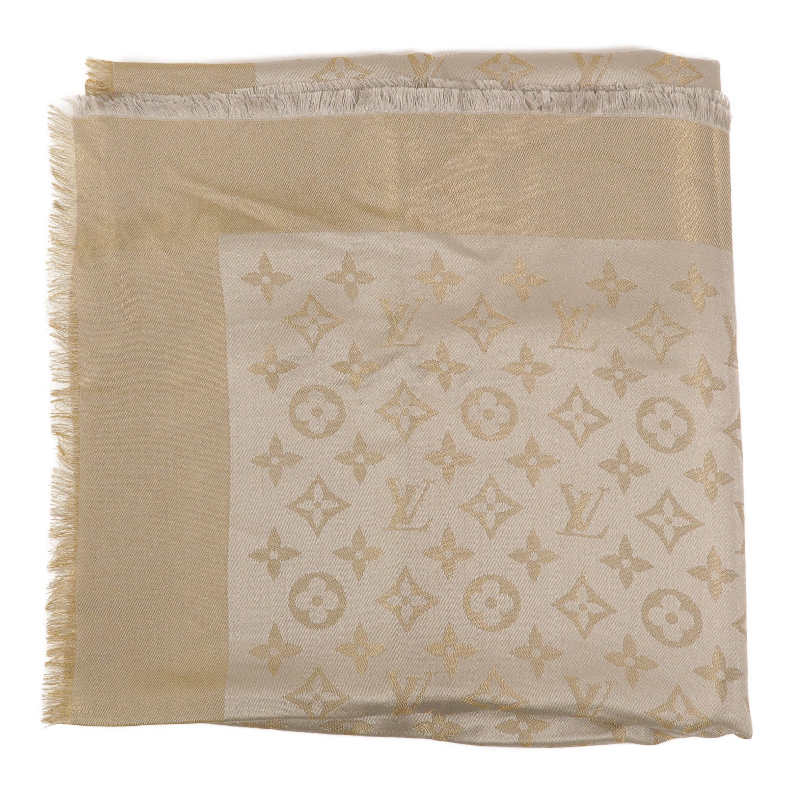 LOUIS VUITTON 絲質Scarf 140x140圍巾