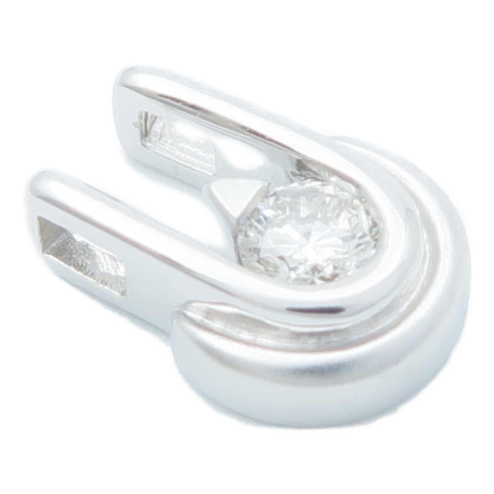 JEWELRY 18K白金Diamond Pendant Top鑽石吊墜