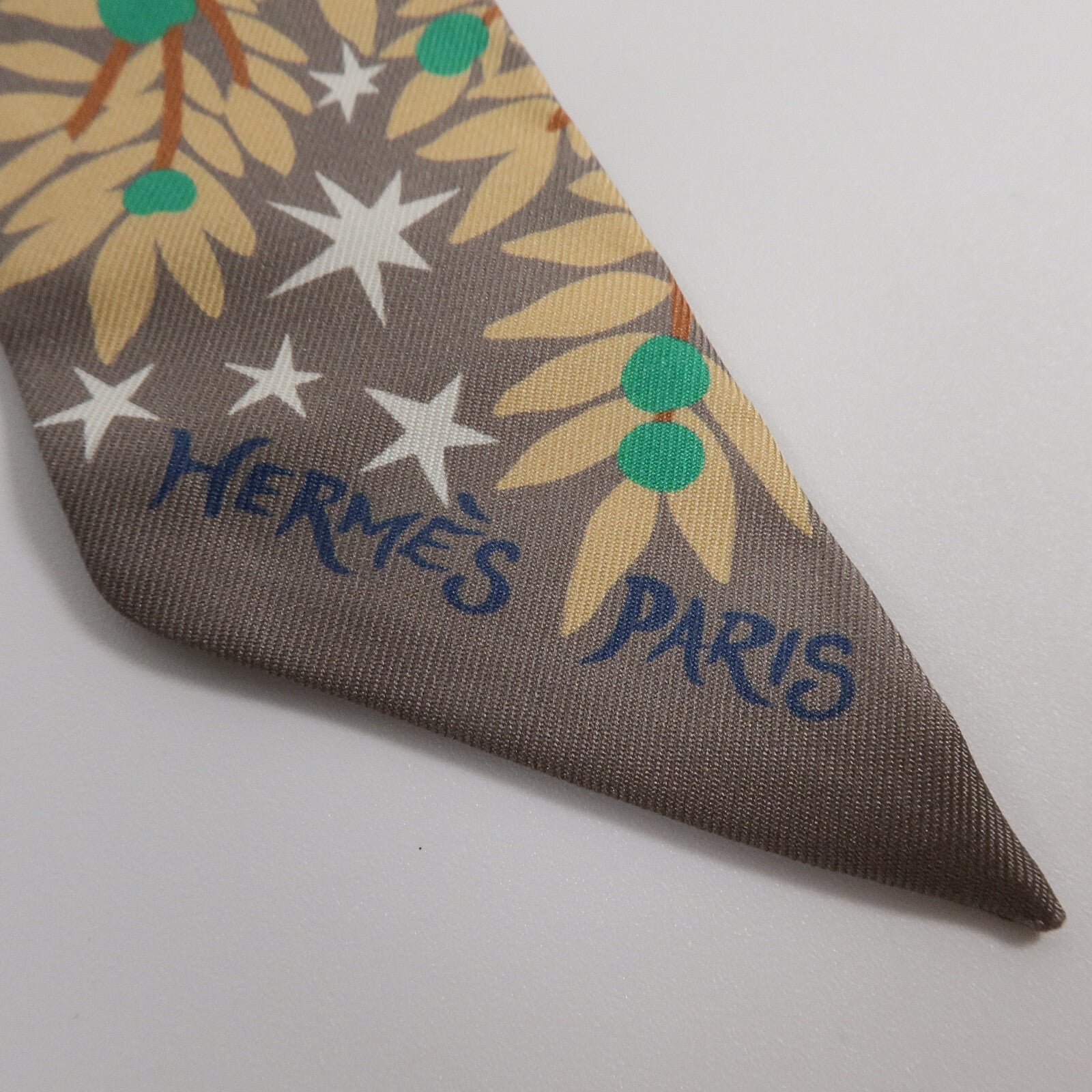 HERMES 絲質Twilly絲巾