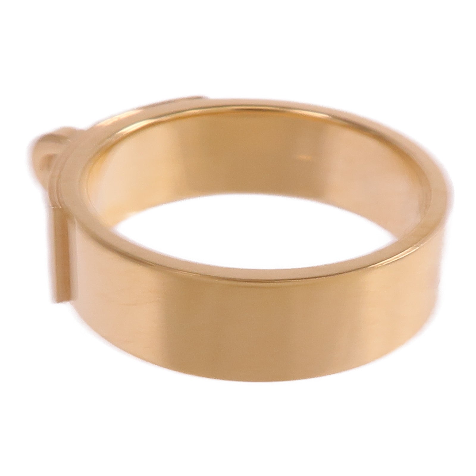 HERMES 【Hermes Fair】18K玫瑰金Kelly Ring鑽石戒指Hermes#47/US#4.25