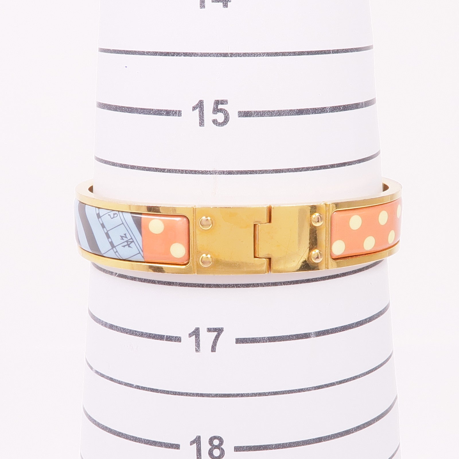 HERMES 金屬/琺瑯Charniere Bracelet手鐲