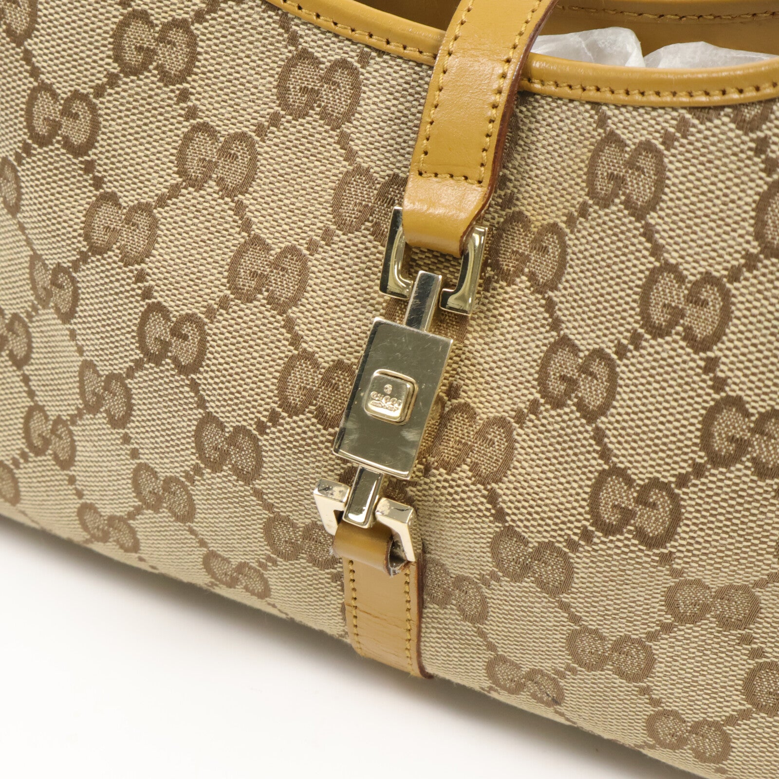 GUCCI 帆布Jackie肩背袋