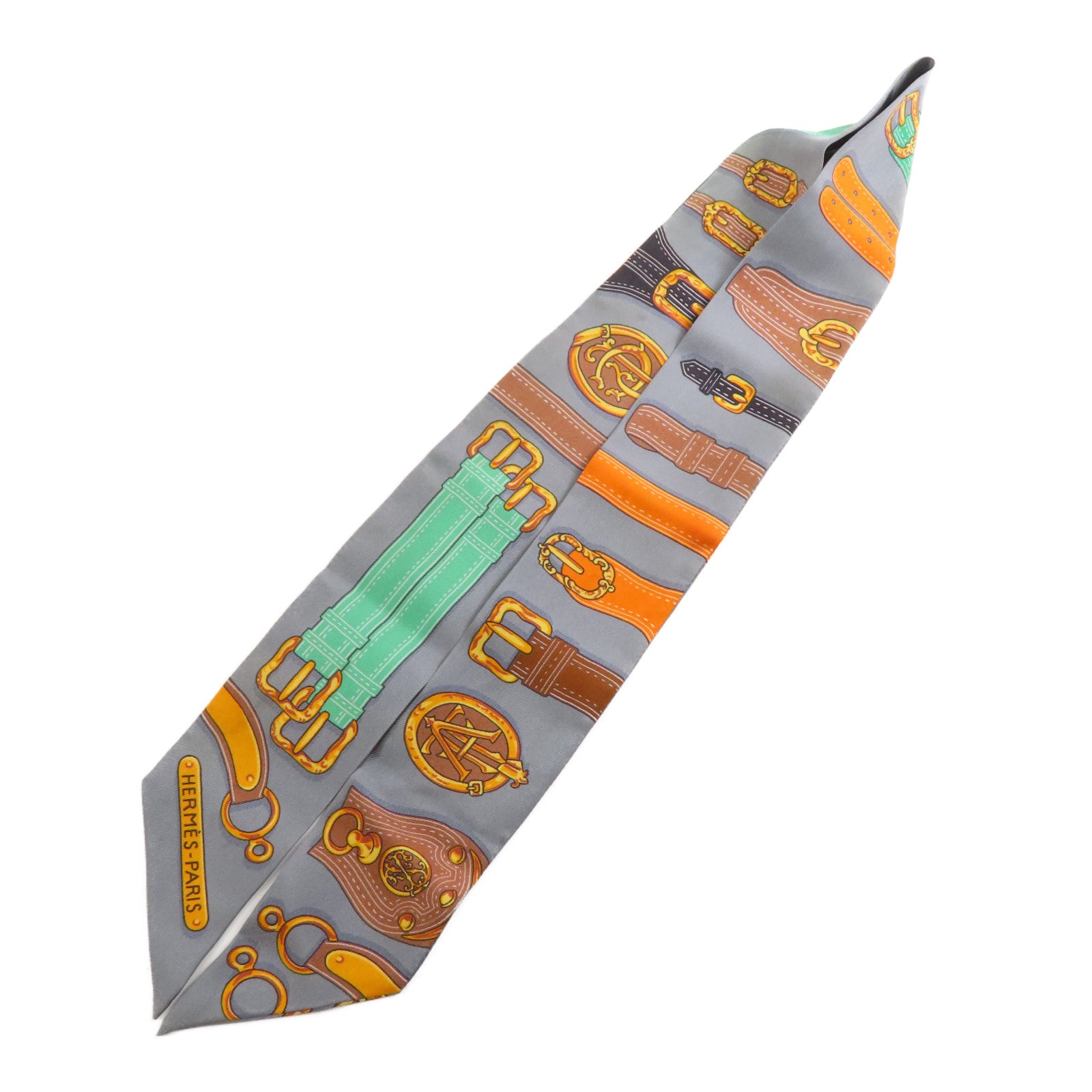 HERMES 絲質Twilly絲巾