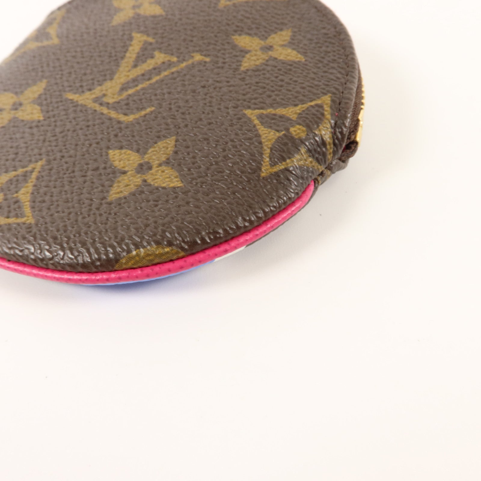 LOUIS VUITTON Monogram Port Monnaie Round金扣零錢包
