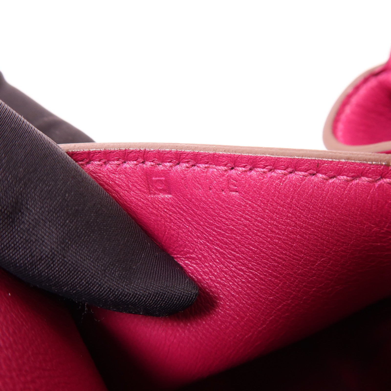 HERMES Evercolor皮革Tool Box 20手挽肩背兩用袋L3 Rose Purple