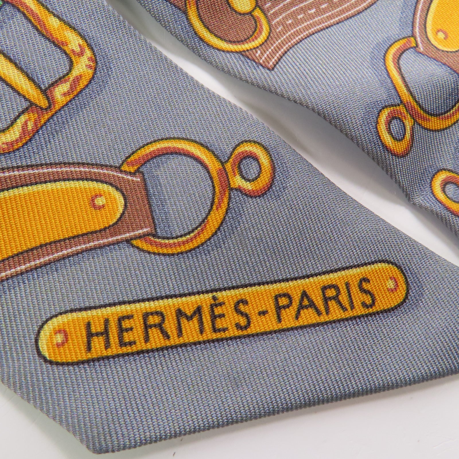 HERMES 絲質Twilly絲巾