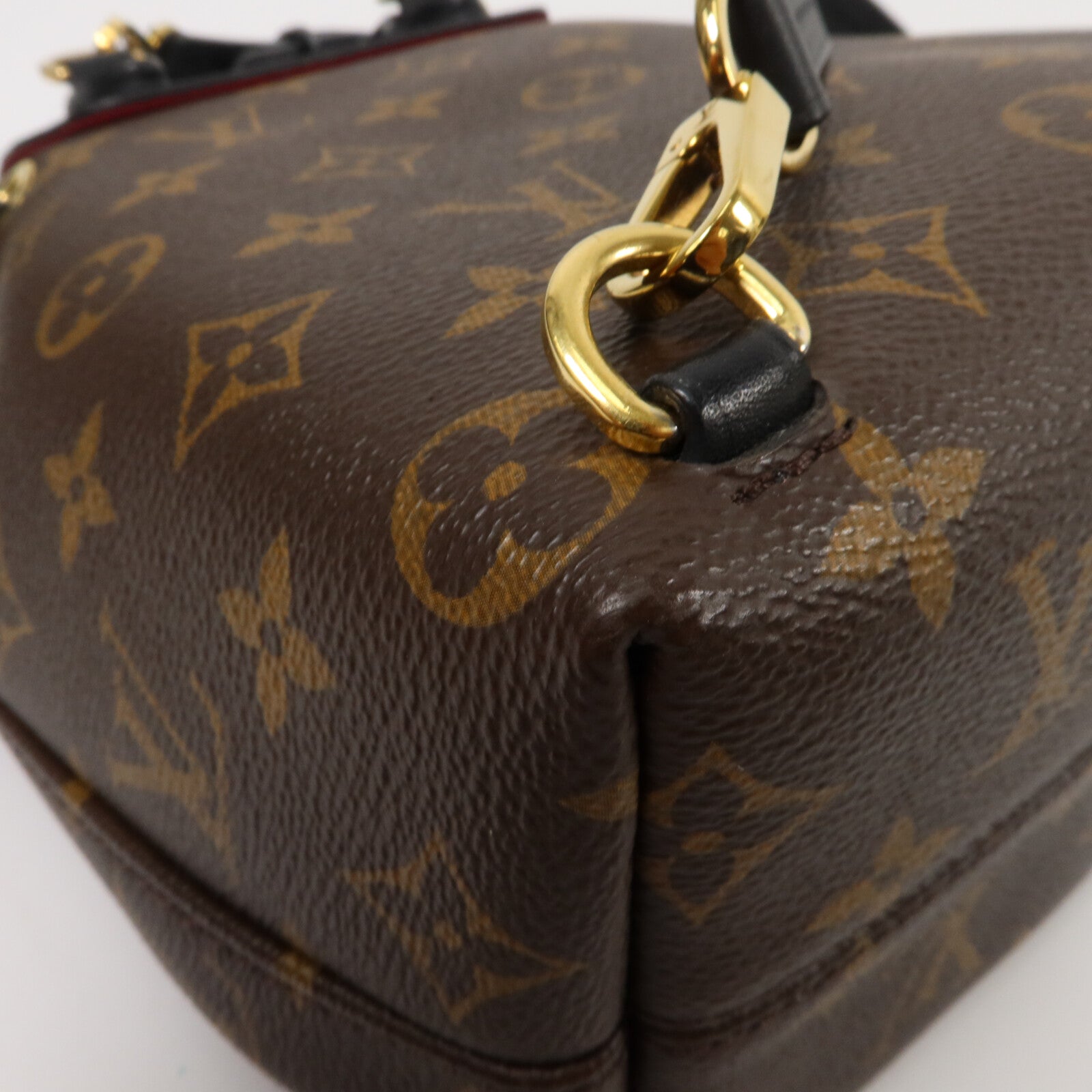 LOUIS VUITTON Monogram Montsouris BB金扣背包