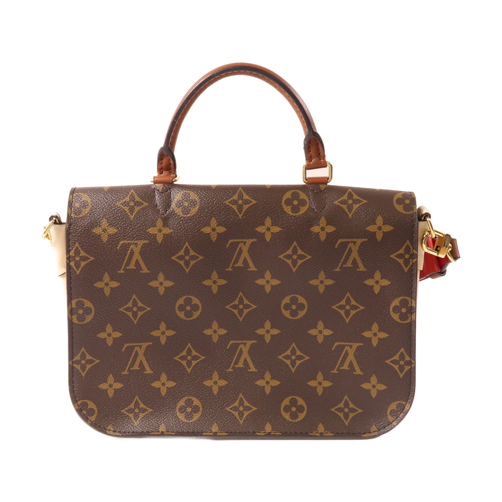 LOUIS VUITTON Monogram Vaugirard金扣手挽肩背兩用袋啡色/米色