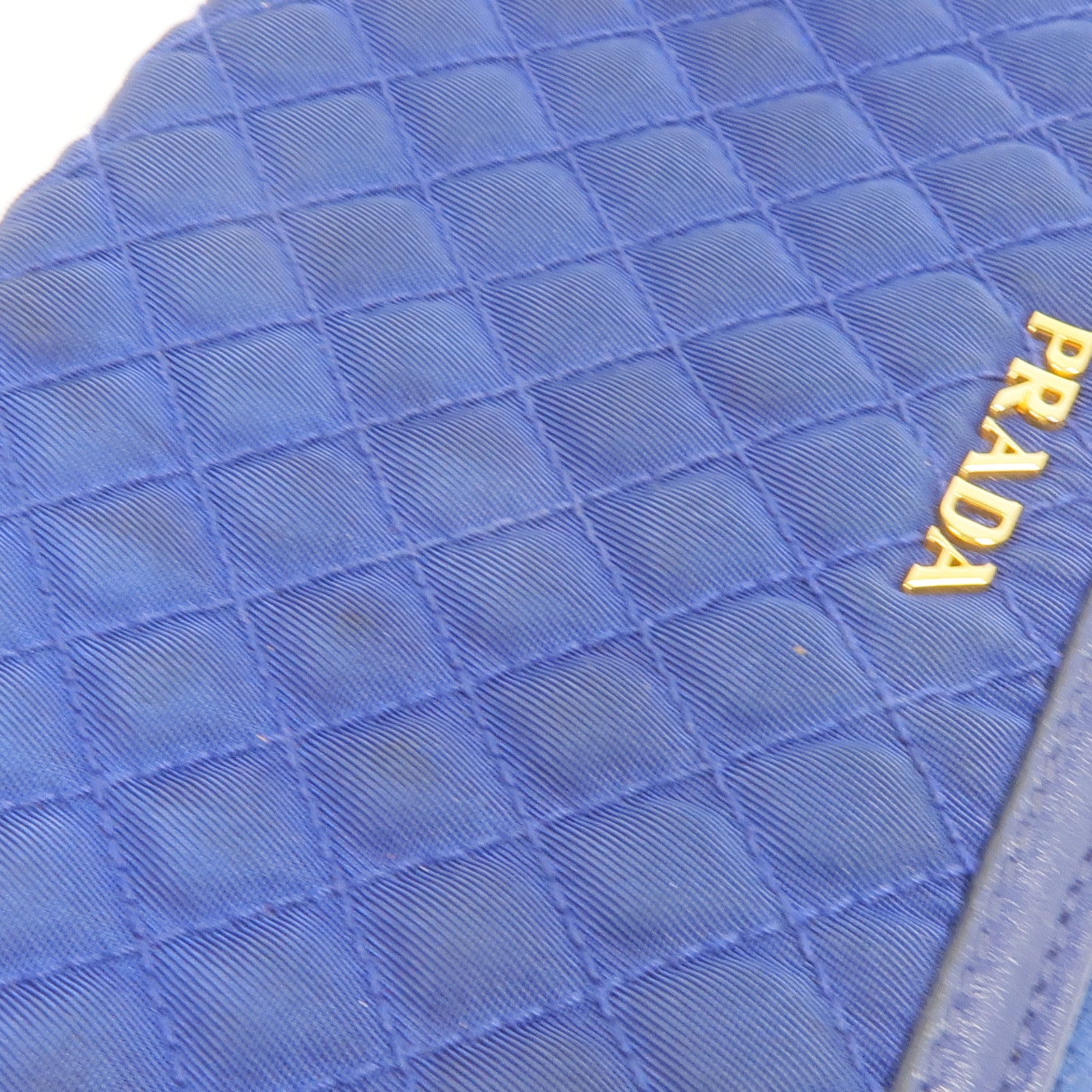 PRADA 尼龍Long Wallet金扣長錢包