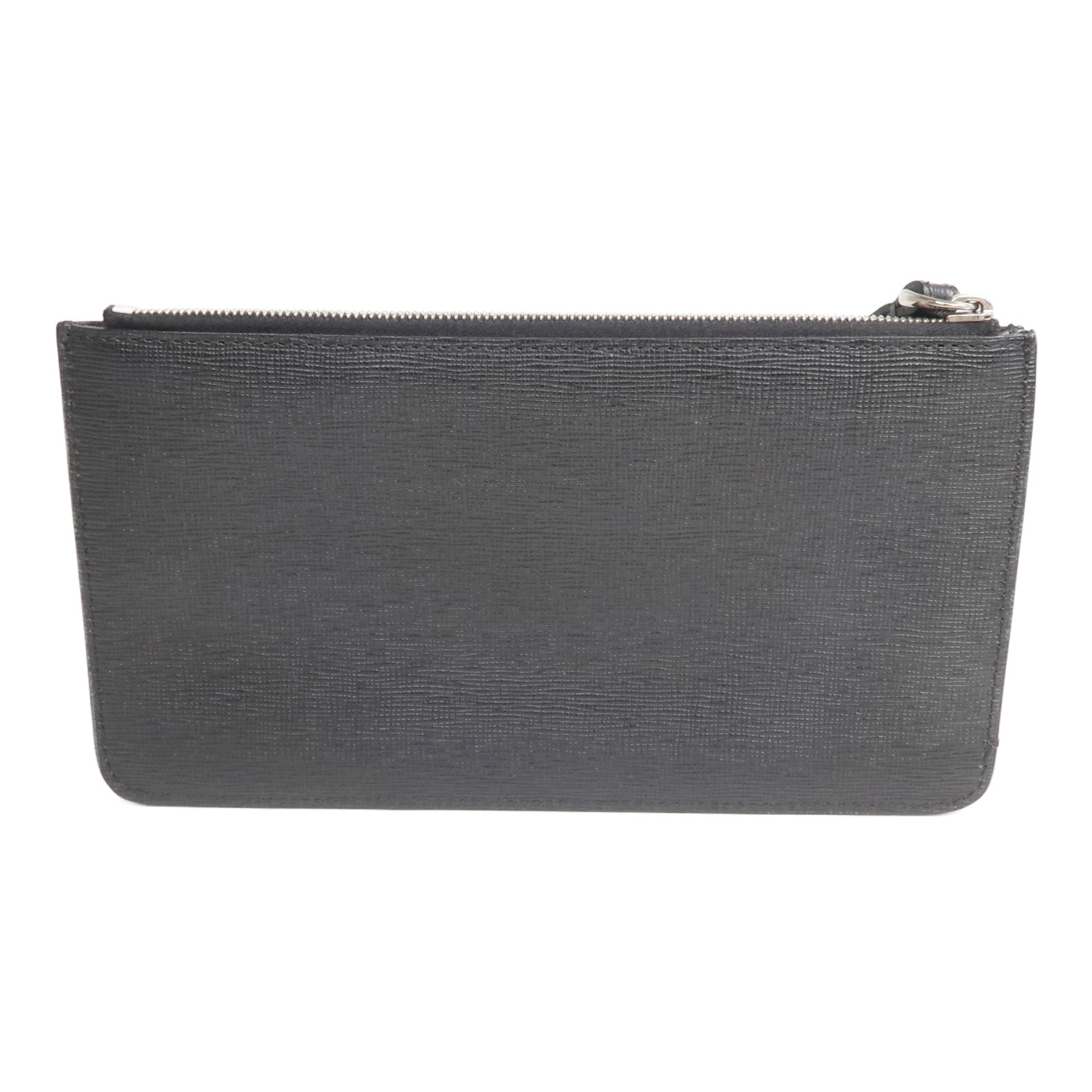 FENDI 【激減優惠】牛皮皮革/水貂皮草Pouch/Clutch銀扣手拿包