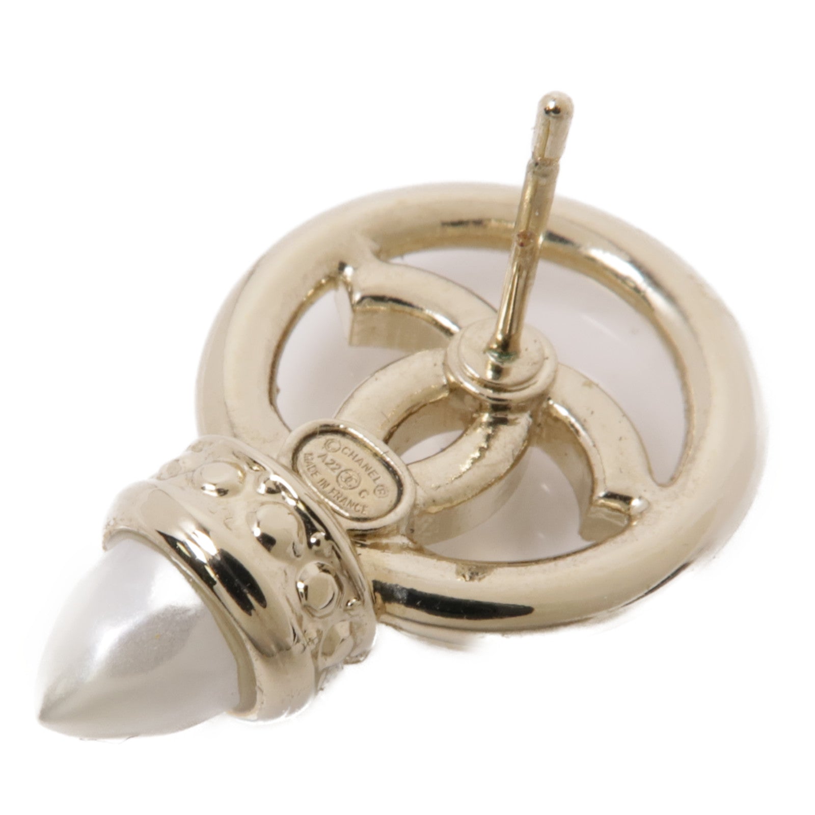 CHANEL PVC/金屬Earrings耳環
