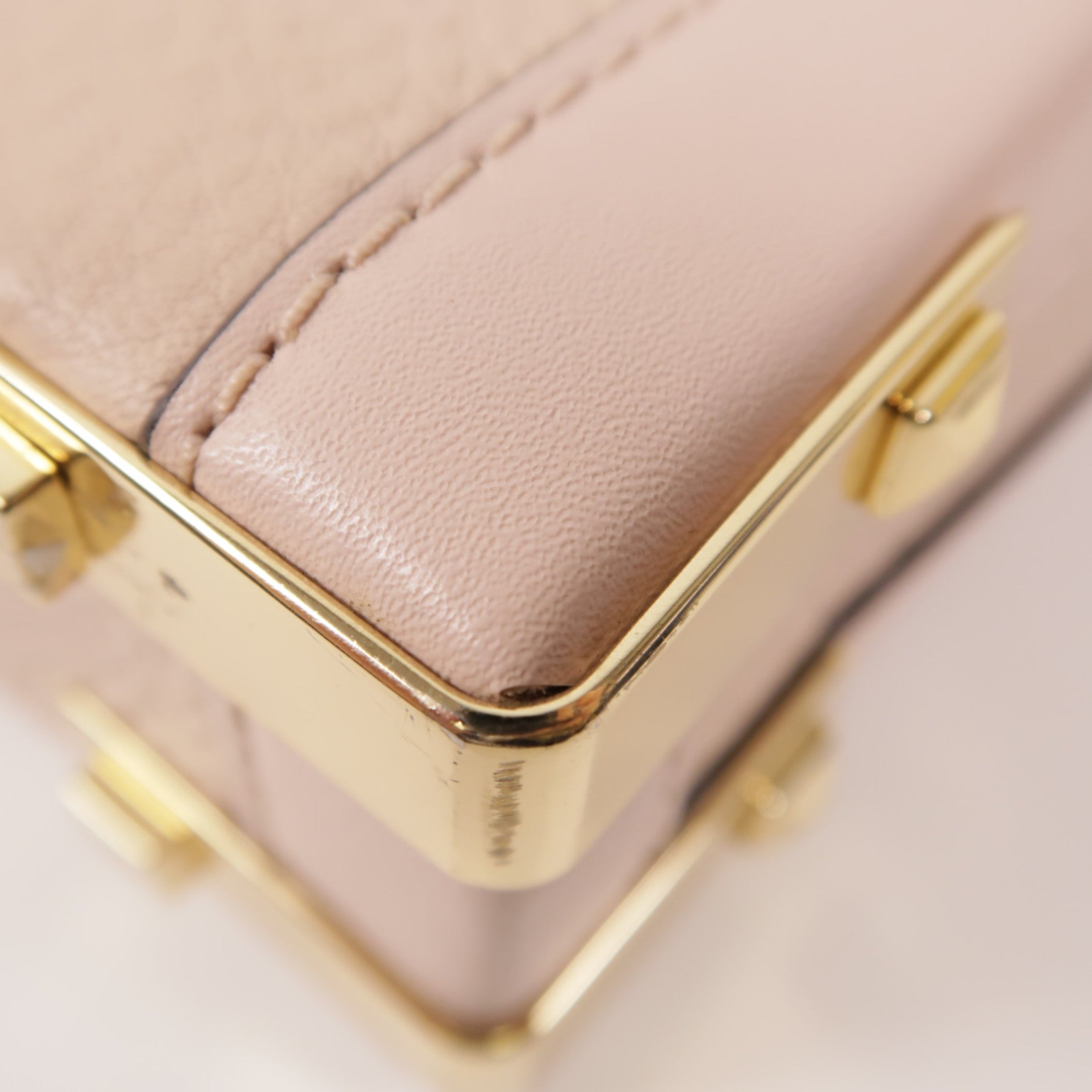 Michael Kors 牛皮皮革Hand Bag金扣手挽肩背兩用袋