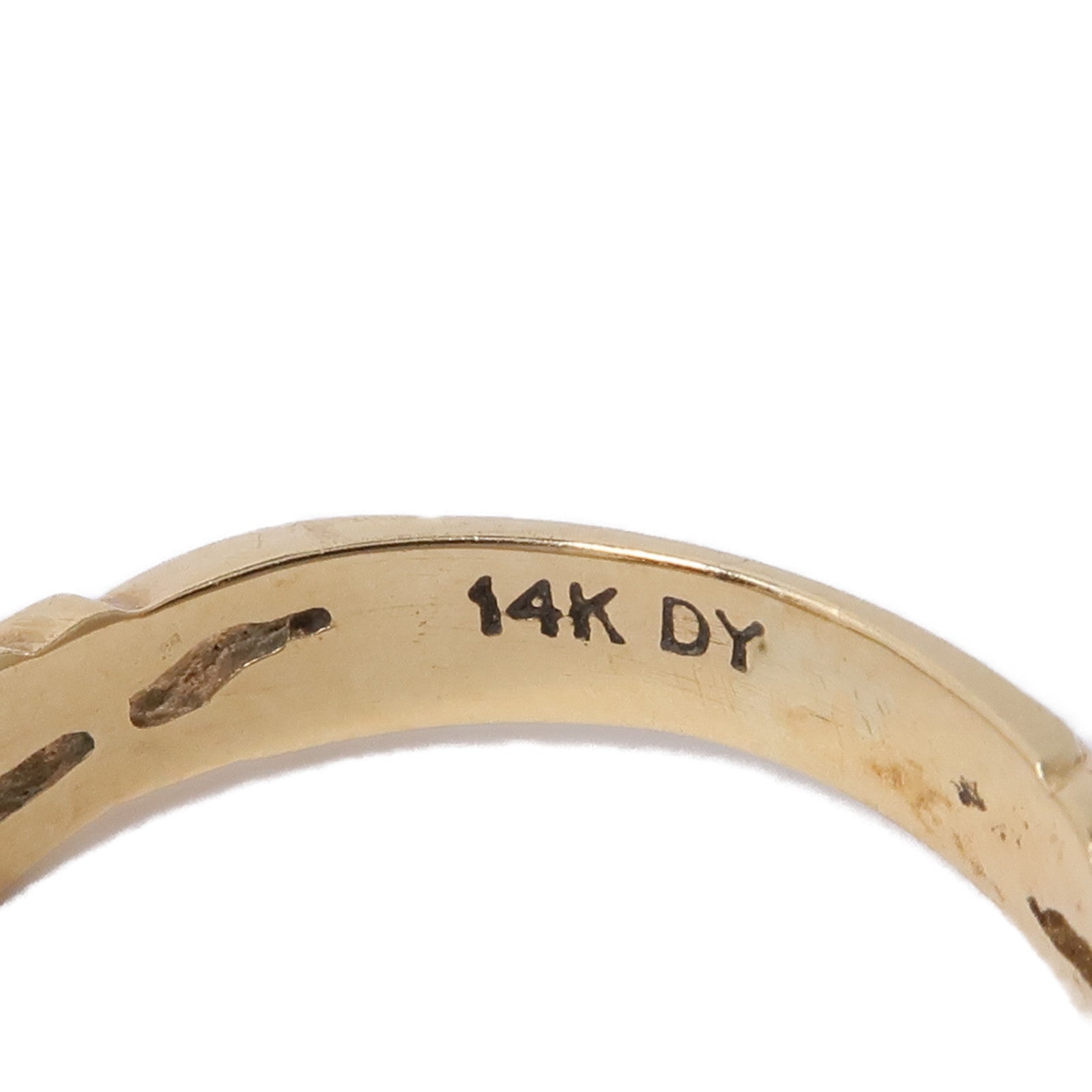 JEWELRY 【激減優惠】14K黃金Diamond Ring鑽石戒指US#5.25