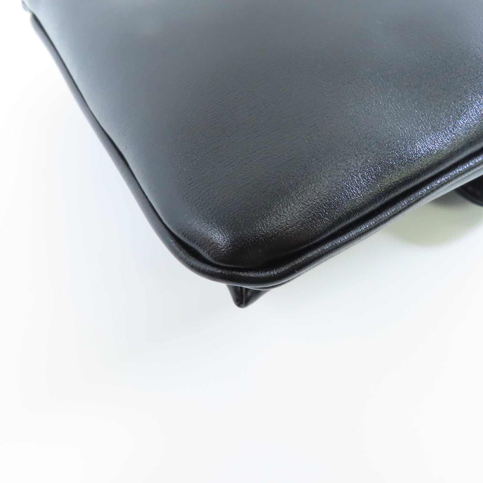 GUCCI 牛皮皮革Double GG Shoulder Bag金扣肩背袋黑色