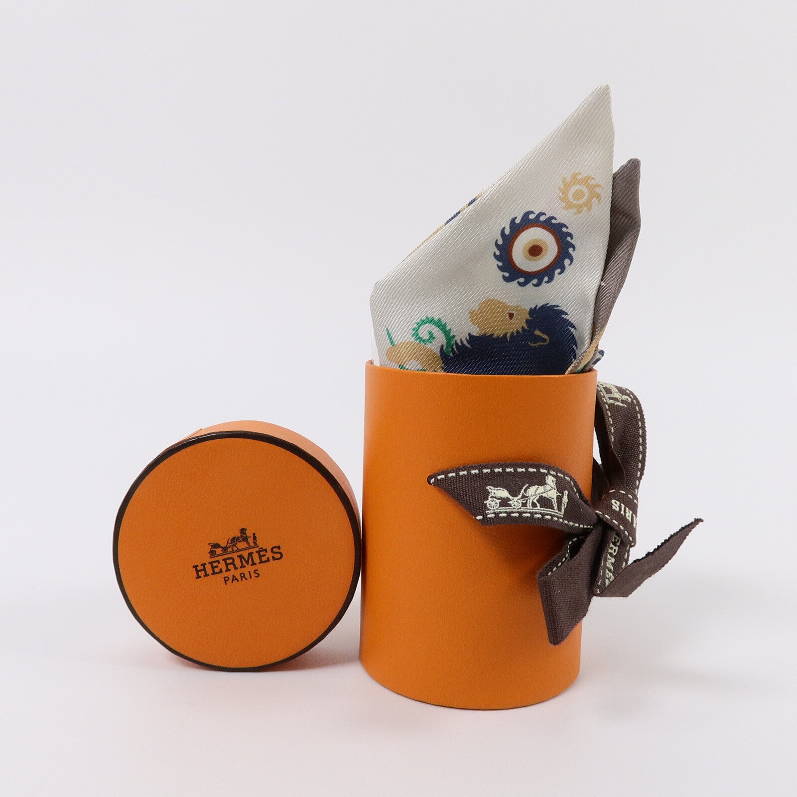 HERMES 絲質Twilly絲巾