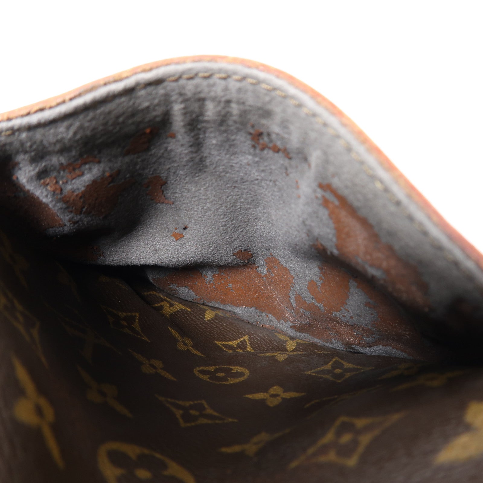 LOUIS VUITTON Monogram Danube金扣肩背袋啡色