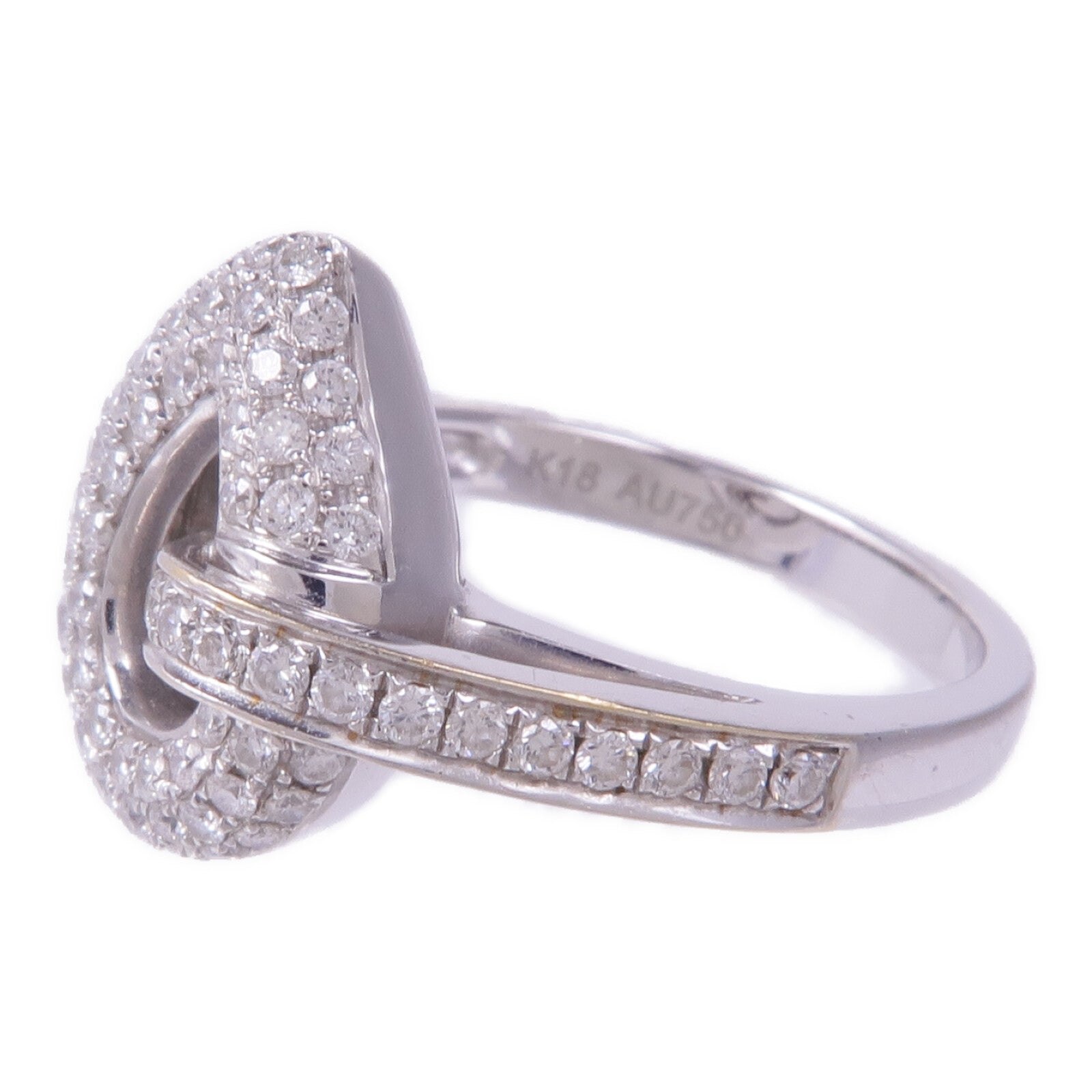 JEWELRY 【激減優惠】18K白金Diamond Ring鑽石戒指US#6.5