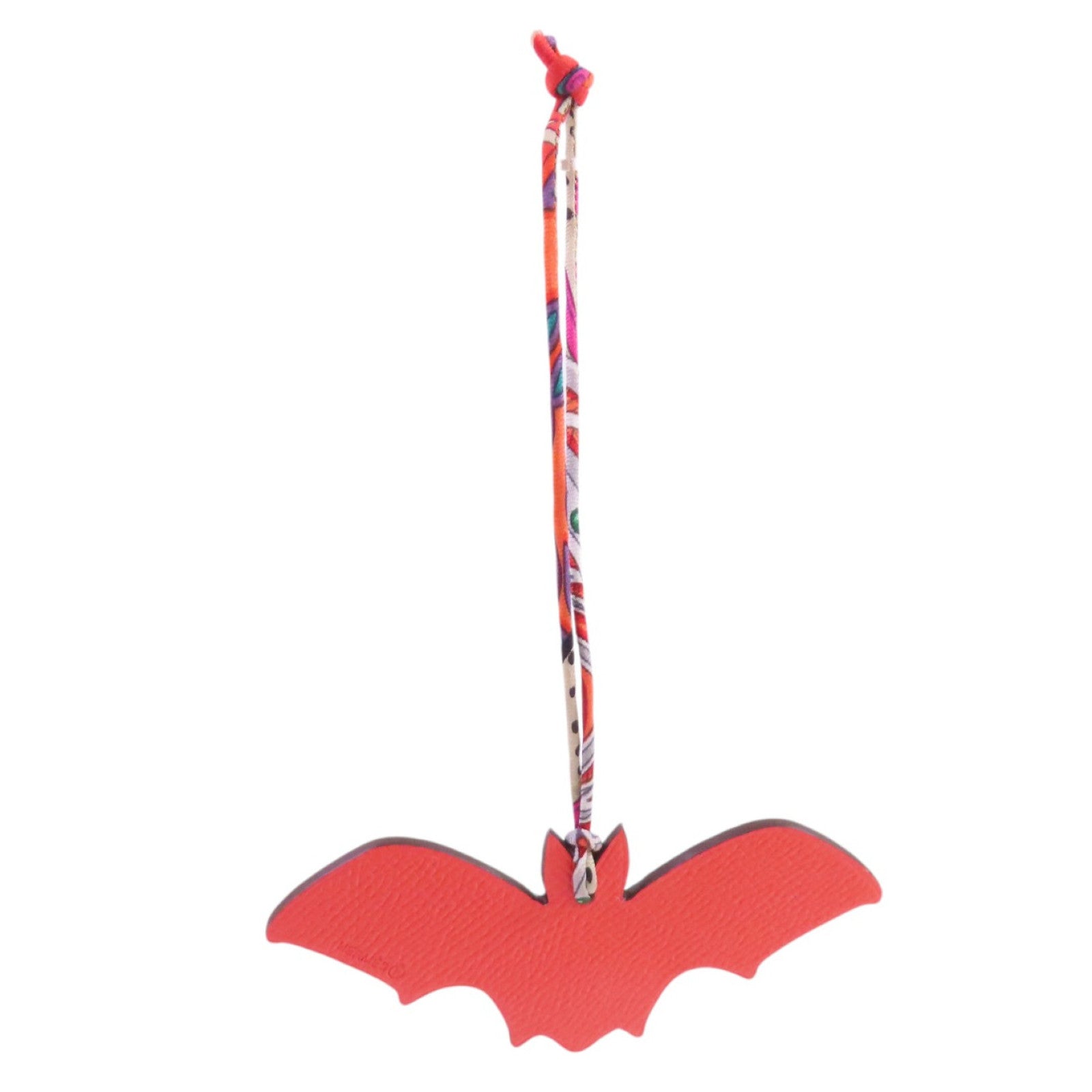 HERMES Epsom皮革Bat Charm掛飾