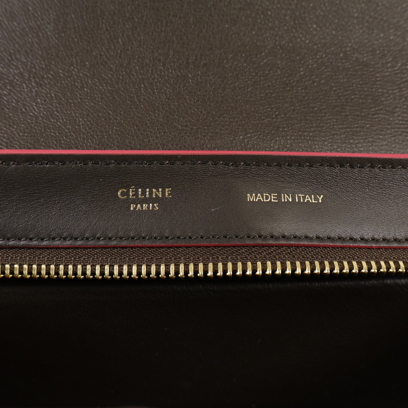 CELINE 牛皮皮革Trapeze金扣手挽肩背兩用袋