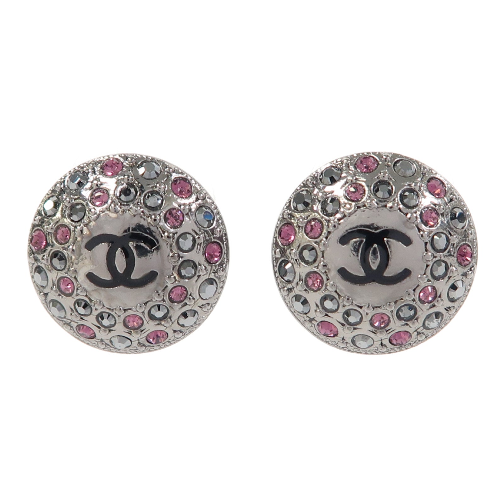 CHANEL 金屬Earrings耳環黑色