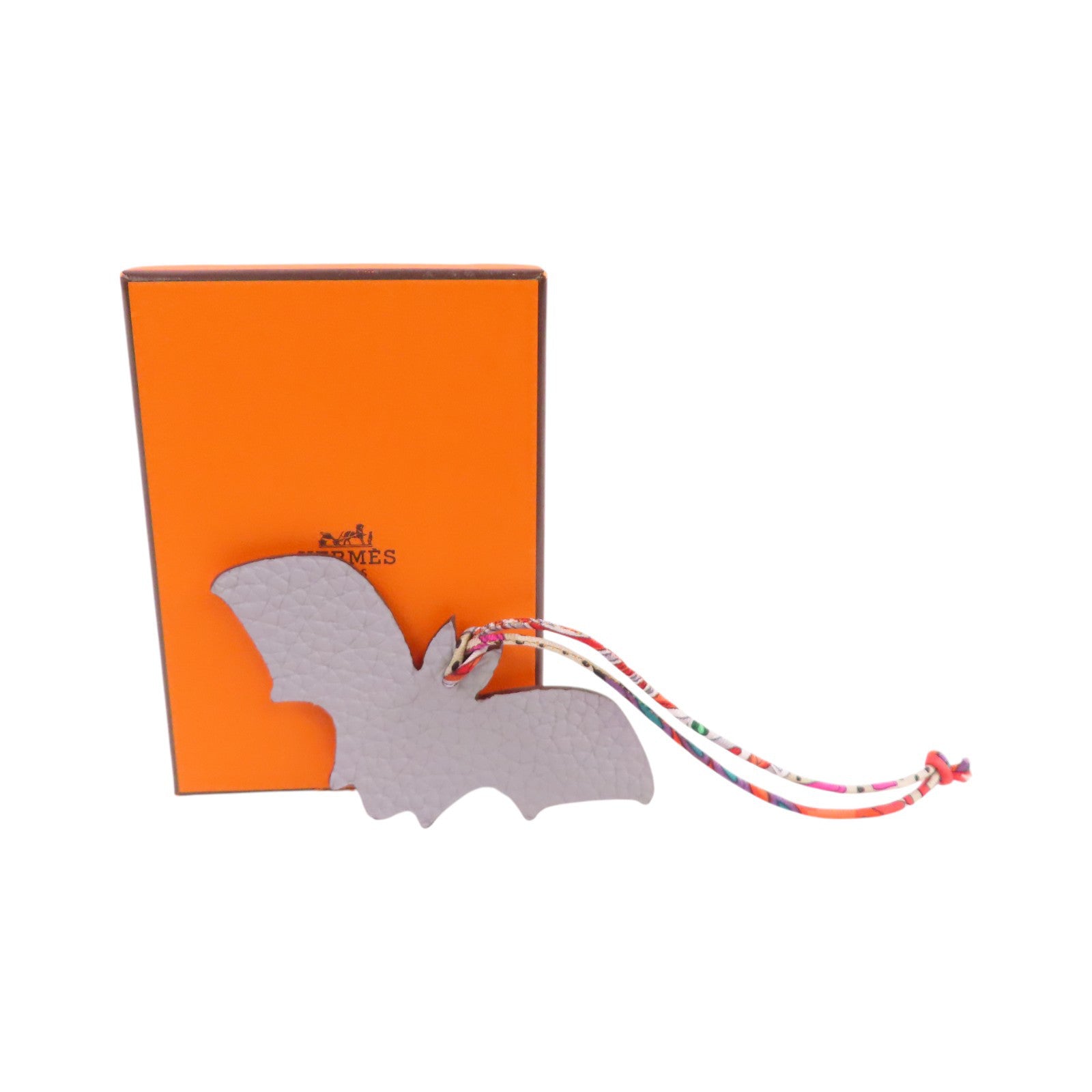 HERMES Epsom皮革Bat Charm掛飾