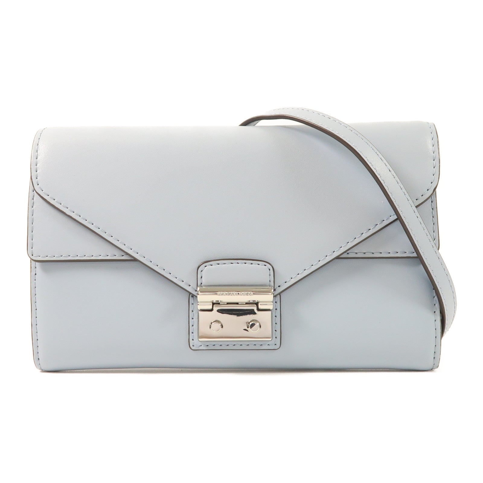 Michael Kors 牛皮皮革Shoulder Bag銀扣肩背袋