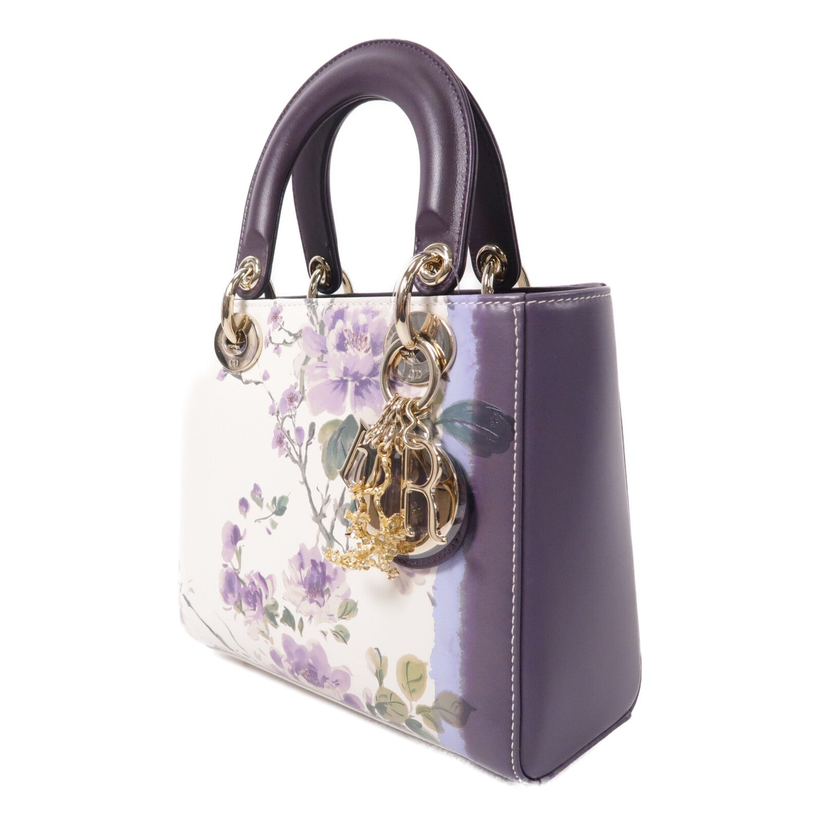 Dior 羊皮皮革Lady Dior My ABCDior Small手挽肩背兩用袋