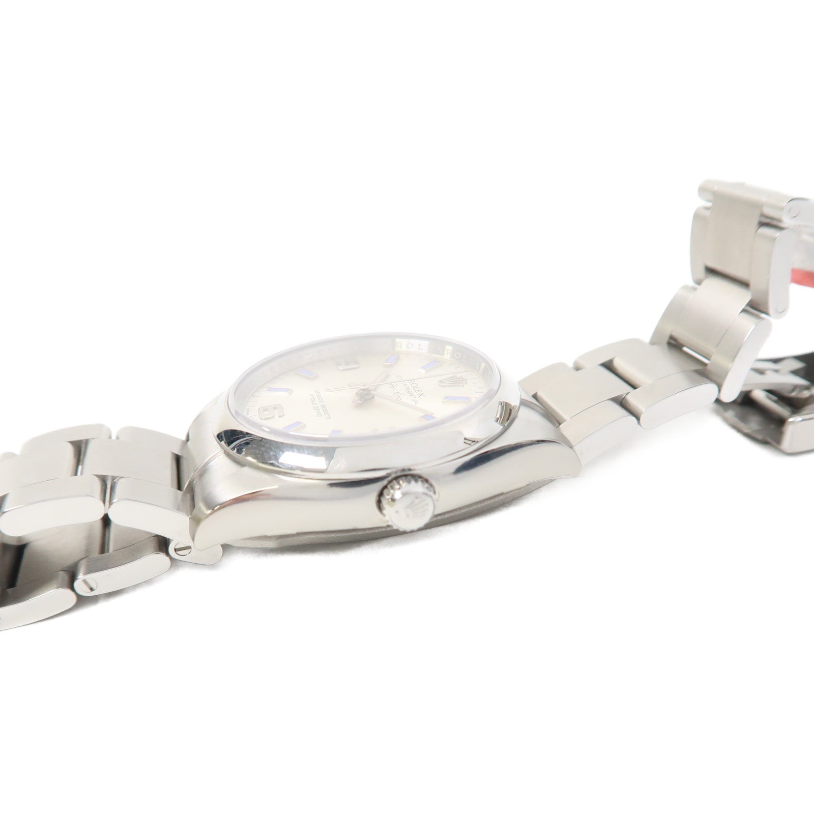 ROLEX Air King不鏽鋼手錶自動機芯銀色
