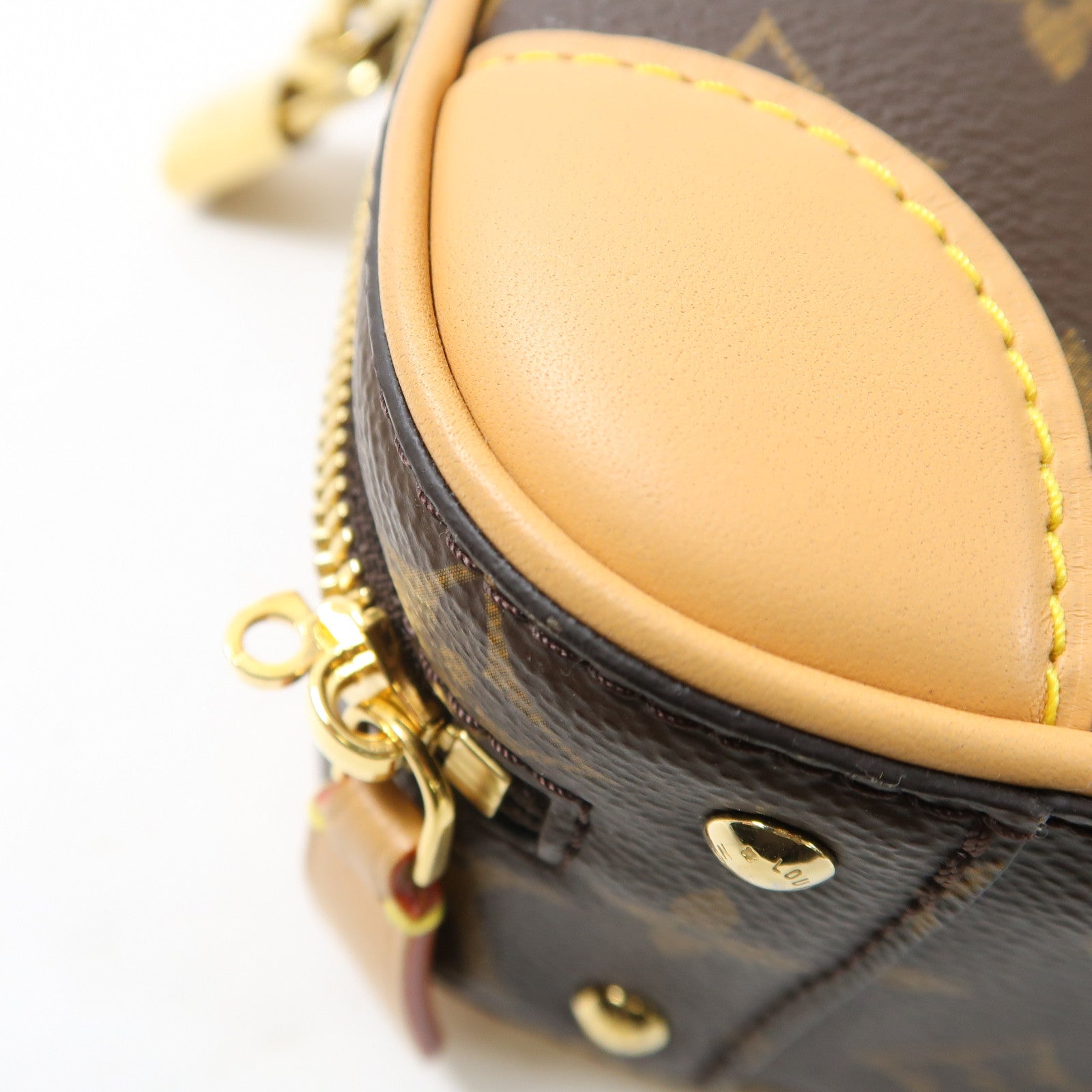 LOUIS VUITTON Monogram Valisette BB金扣手挽肩背兩用袋啡色