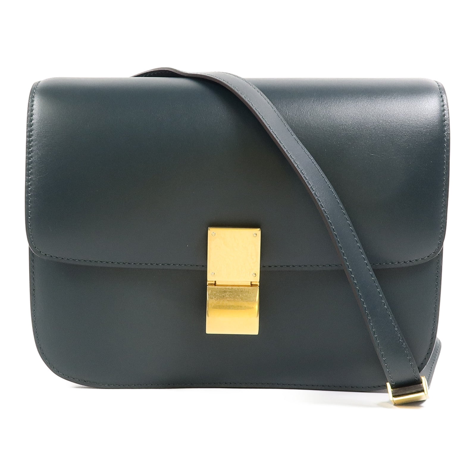 CELINE 牛皮皮革Classic Box Medium肩背袋