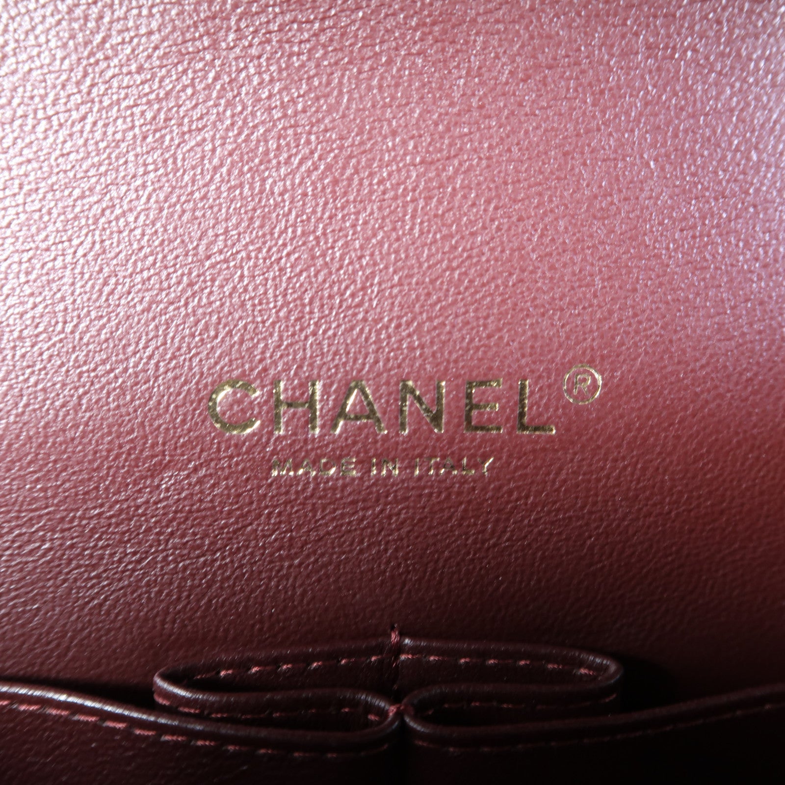 CHANEL 牛皮皮革Large Classic金扣鏈帶肩背袋