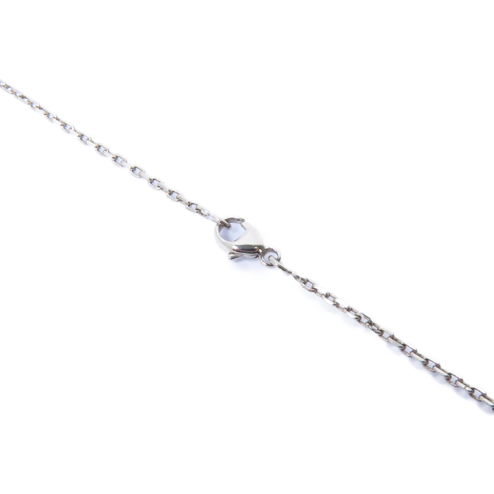 HERMES 金屬Pop H Mini Necklace項鍊黑色/銀色
