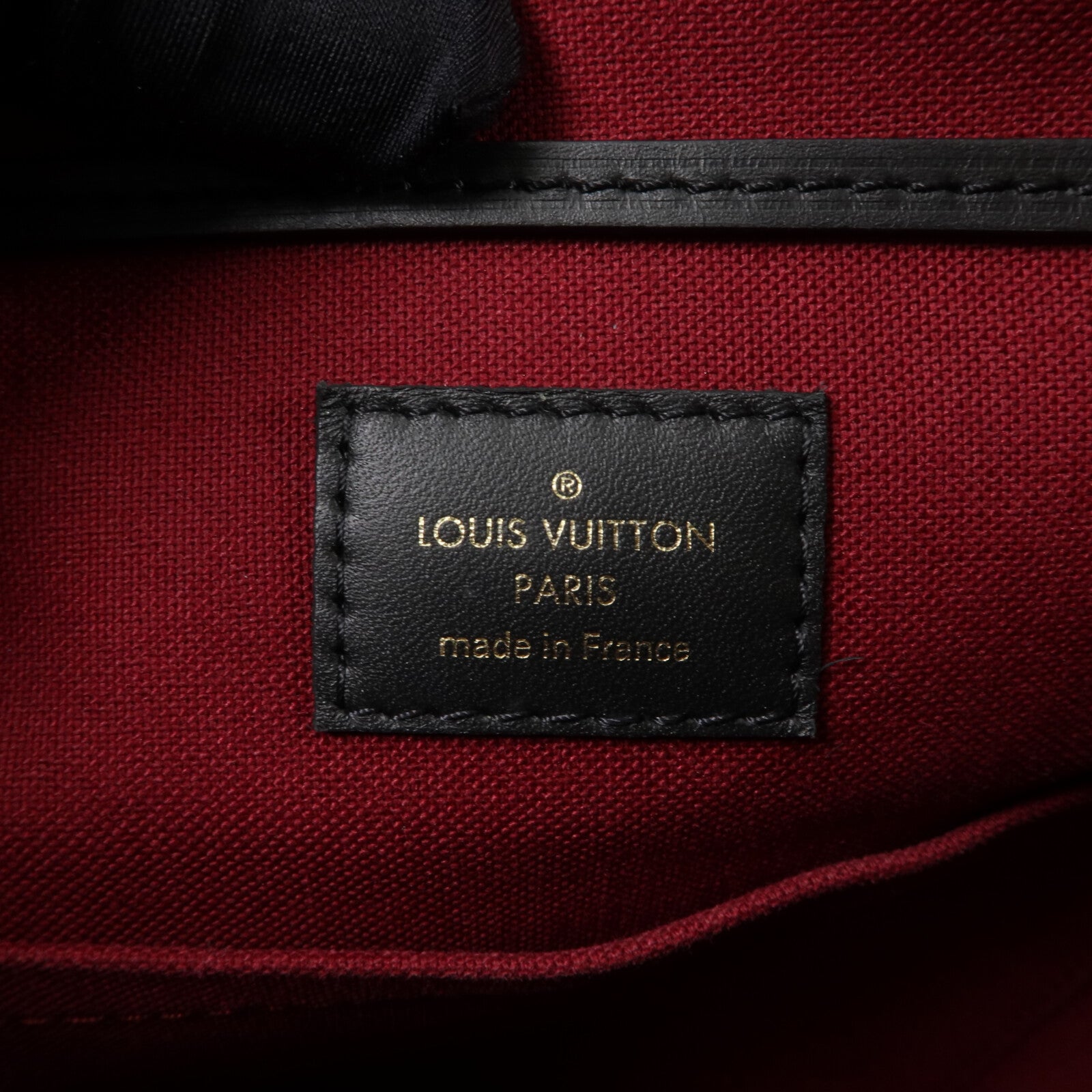 LOUIS VUITTON Monogram Montsouris BB金扣背包