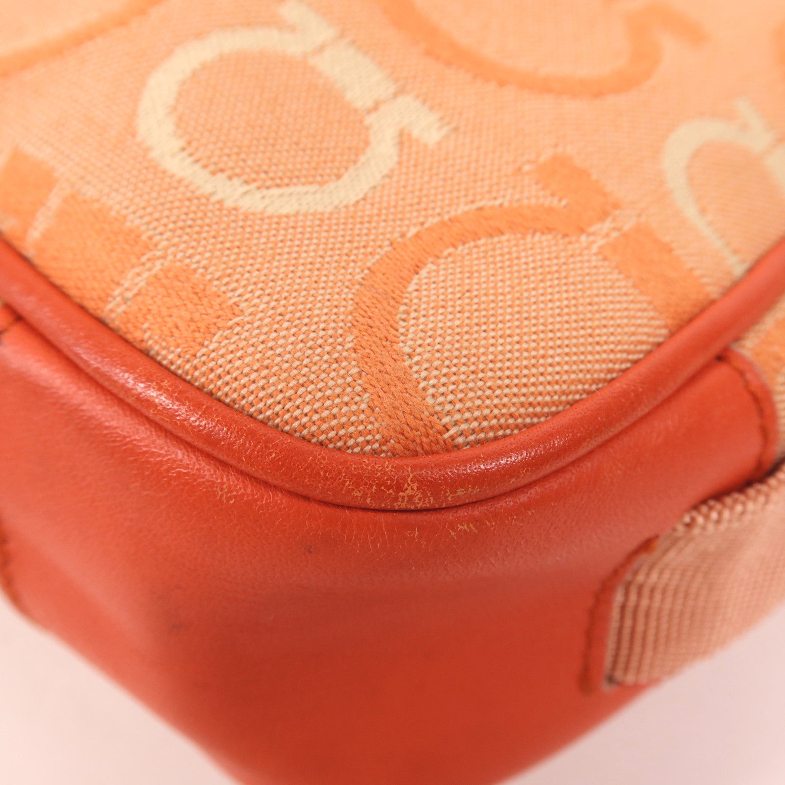 Salvatore Ferragamo 帆布Shoulder Bag金扣肩背袋