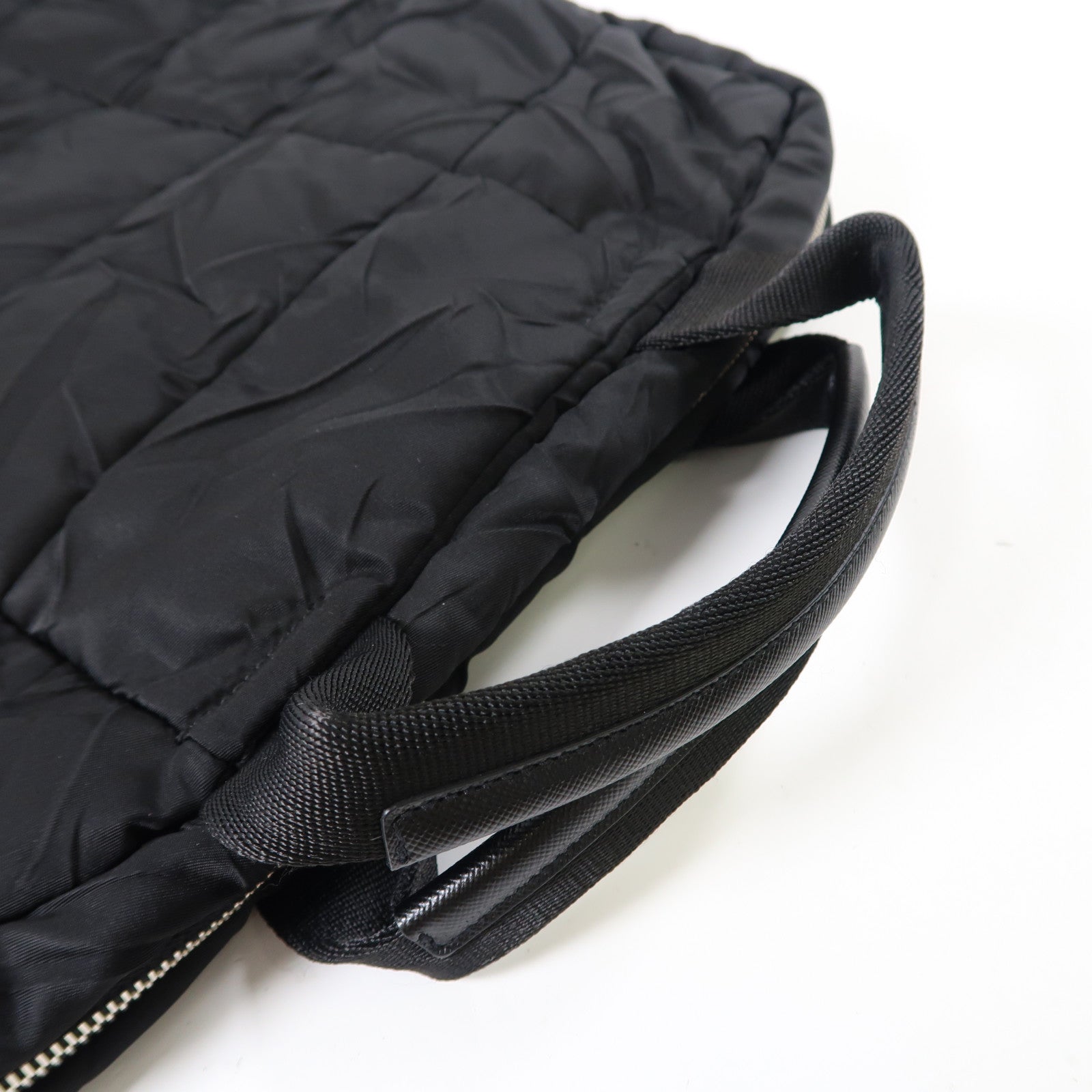 PRADA SHW Tote Bag Nylon VA 0718 Black