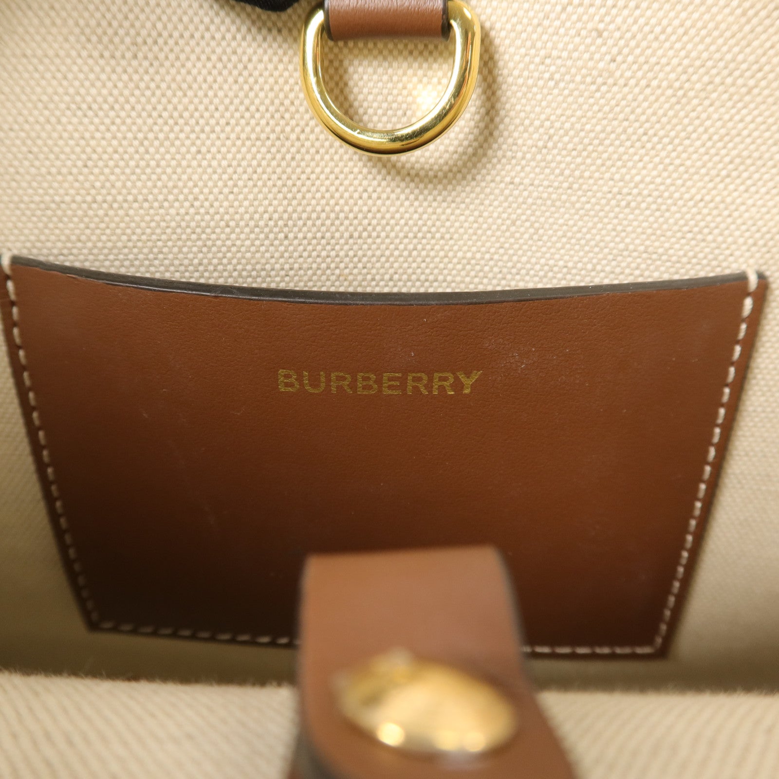 BURBERRY 帆布Mini Freya Tote Bag手挽袋