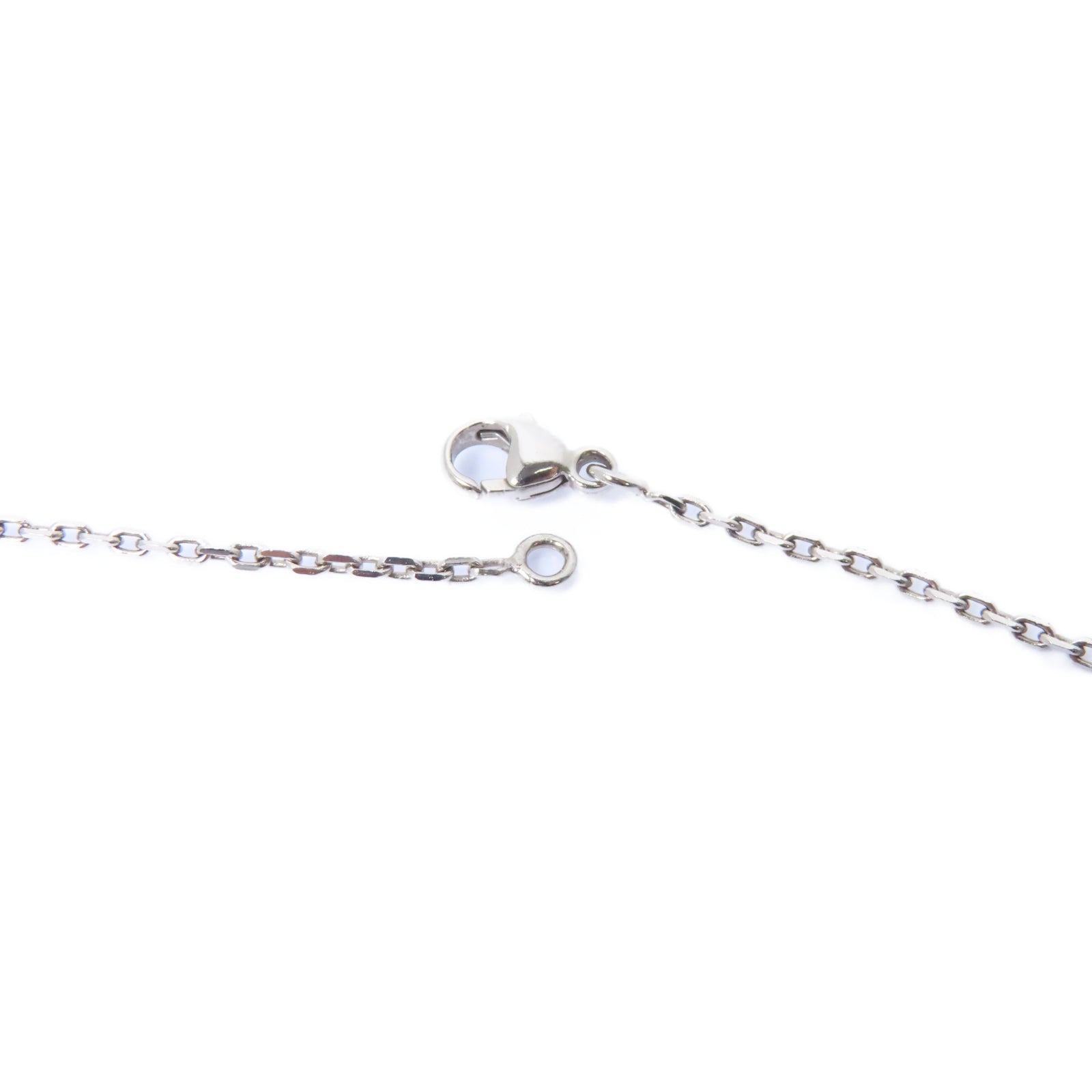 HERMES 金屬Pop H Mini Necklace項鍊黑色/銀色