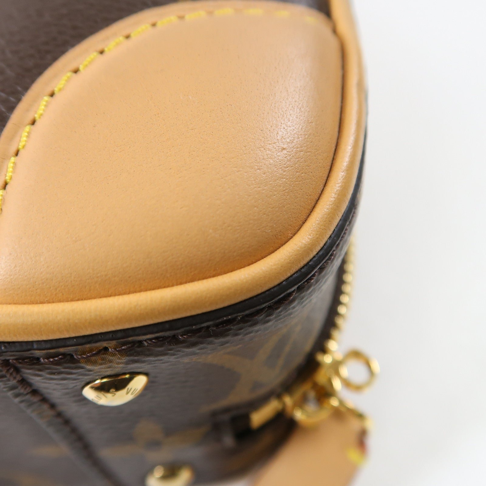 LOUIS VUITTON Monogram Valisette BB金扣手挽肩背兩用袋啡色