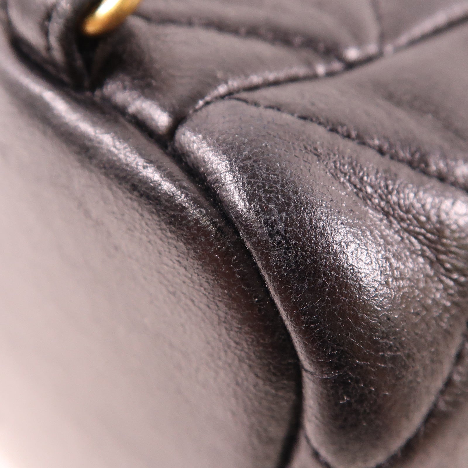 CHANEL 羊皮皮革C19 Backpack金扣背包