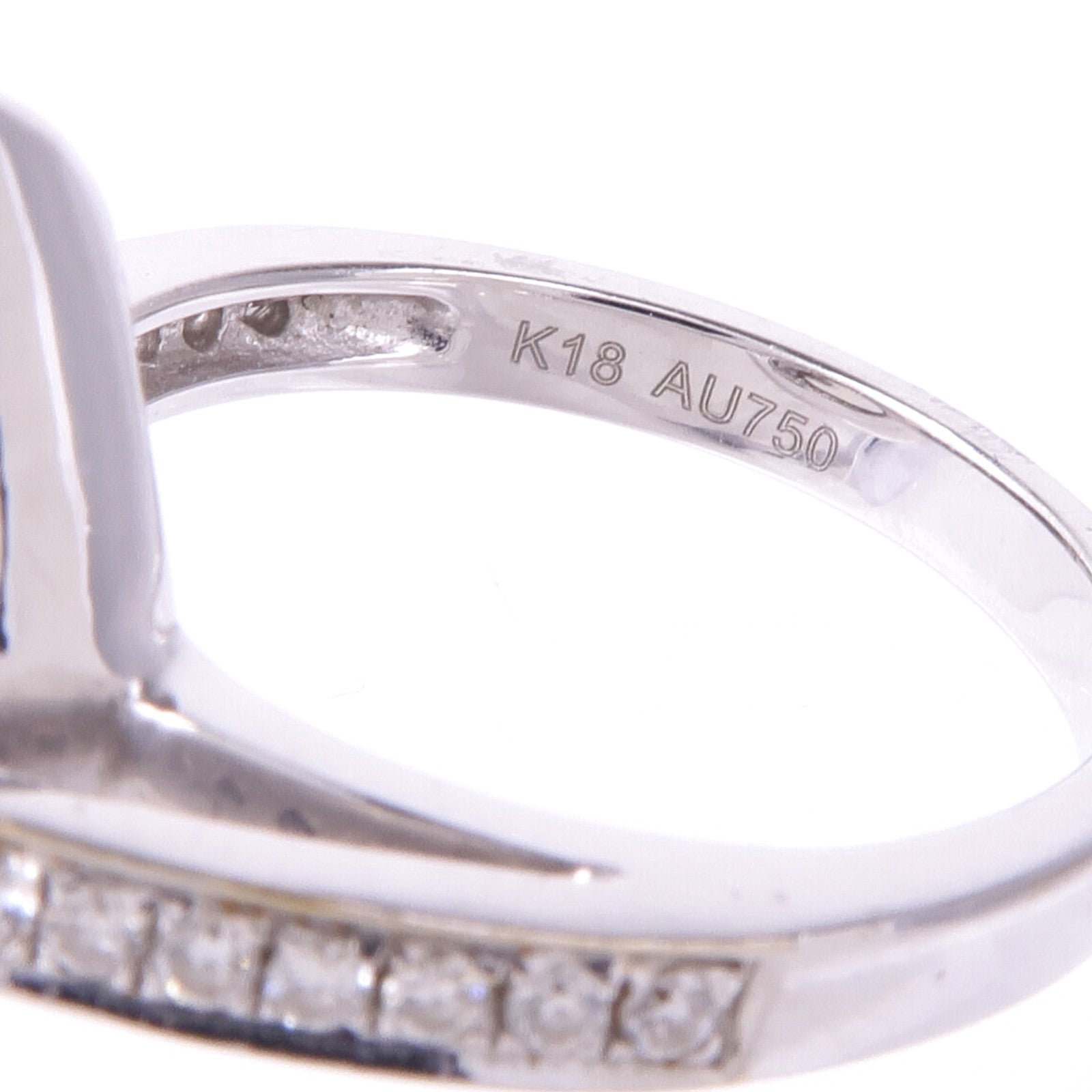 JEWELRY 【激減優惠】18K白金Diamond Ring鑽石戒指US#6.5