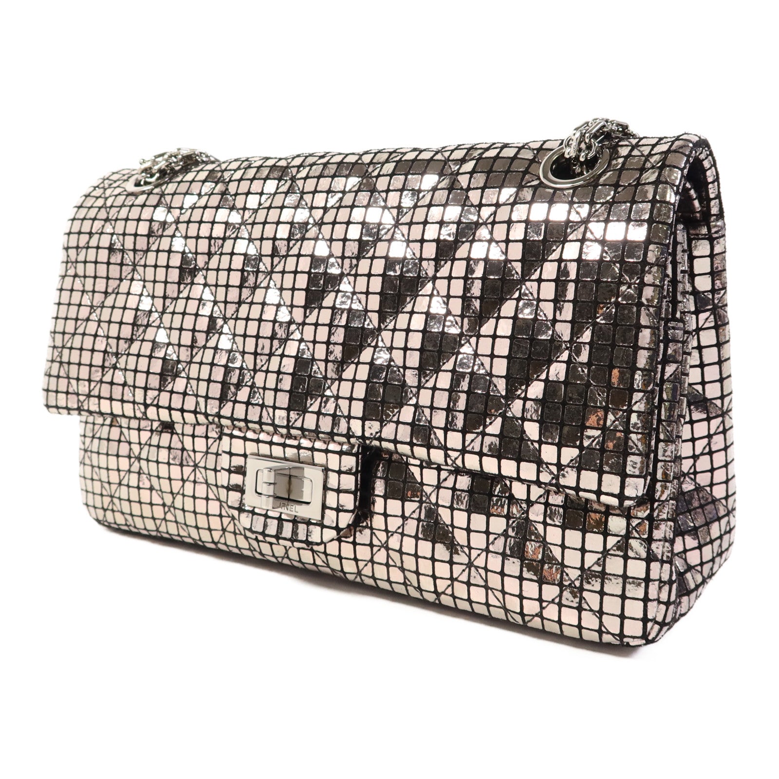 CHANEL Quilted Suede Chain Shoulder Bag鏈帶肩背袋