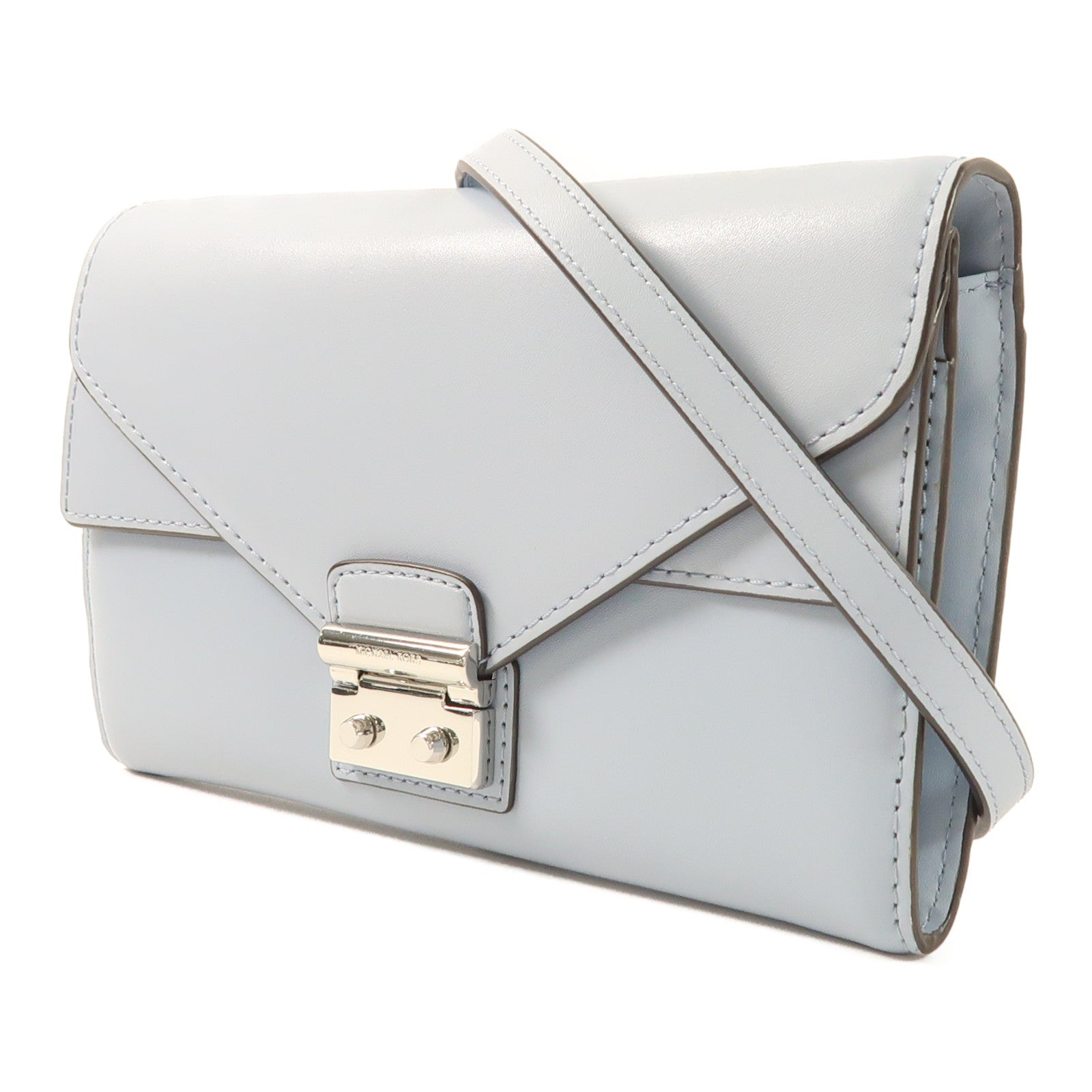 Michael Kors 牛皮皮革Shoulder Bag銀扣肩背袋
